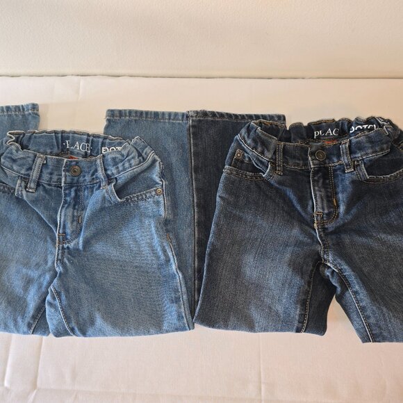 Children's Place, Boys Size 4, adjustable Waist Jeans, Gently-used condition - Picture 1 of 7